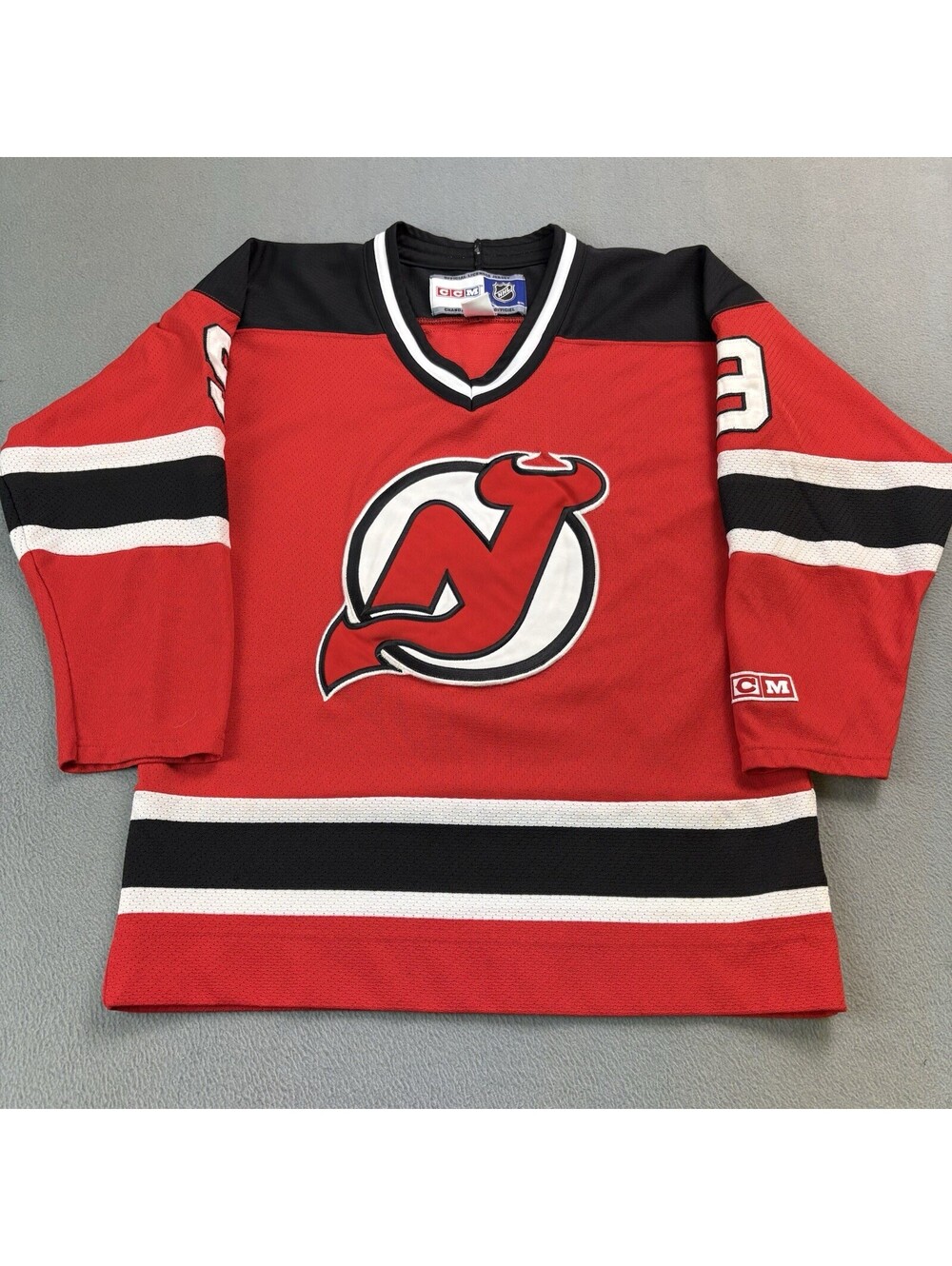Reebok CCM Zach Parise New Jersey Devils NHL Hockey Jersey Youth Size L/XL Red